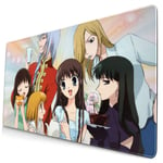 Fruits Basket Japanese Anime Style Large Gaming Mouse Pad Desk Mat Long Non-Slip Rubber Stitched Edges Mice Pads 15.8x29.5 in