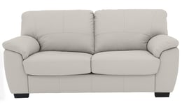 Argos Home Milano Leather 2 Seater Sofa Bed - Light Grey