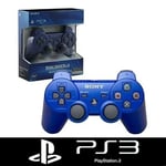 Official Genuine Sony PS3 Dual Shock 3 PlayStation Wireless Controller Blue