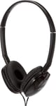 JVC HA-S160-B-E FLATS Lightweight Headphones - Black