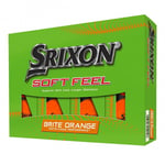 Srixon Soft Feel 2023 - Brite Orange, 3 dussin