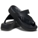 Crocs Getaway Platform Toe Loop Svart US W9 (EU 39-40) Dam