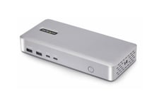 StarTech.com USB4 Docking Station, USB-C 40Gbps, Dual Video HDMI, Up to 2x 4K 60Hz 4:4:4 (RGB) or 2x 4K 120Hz 4:2:2, Multi-Monitor Dock, 6x USB, 2.5GbE, 100W PD - dockningsstation - USB4 / Thunderbolt 4 - 2 x HDMI - 1GbE, 2.5GbE