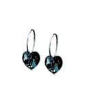 Blomdahl NT Heart 10 mm Black diamond 1 par