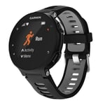 Garmin Forerunner 735 / 735XT Tvåfärgat klockarmband i silikon - Grå