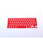 StickersLab Silicone Screen Protector for Apple MacBook Air/PRO Notebook Keyboard with Italian Letters (Background Color - Red)
