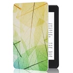 CoBak Case for 6" Kindle Paperwhite (ONLY Fits 10th Generation 2018 Released)- Premium PU Leather Lightest Smart Cover with Auto Sleep Wake Feature, Foliage