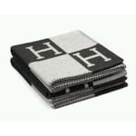 H-filt Kuddar Konstgjord Ull Kashmir Kudde Soffa Rutig f- Perfekt Black white