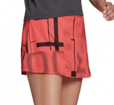 ADIDAS Club Graphic Skirt Korall Women (Storlek: L)