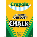 Anti Dust Chalk White 12 Pack