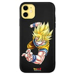 Personalaizer Coque pour iPhone 11 Noir avec Un Design deDragon Ball Z Goku SS1 Special