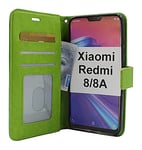 Crazy Horse Wallet Xiaomi Redmi 8/8A (Grön)