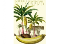 Madame Treacle B6-carnet med kuvert Birthday Banana