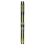 Fischer Twin Skin Pro Jr Mounted Nordic Skis Guld 147