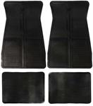 OER CM65101 gummimattor med GM loggaSet of 4 Black