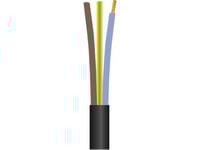 Gummikabel 3G2,5 Mm² H07rn-F Sort 450/750V Ring Med 50 Meter, Kabeldiameter 11,1 Mm - (50 Meter)