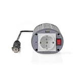 Växelriktare med modifierad sinusvåg | Inspänning: 24 V DC | Enhetens utgångsanslutning: 1 | 230 V AC 50 Hz | 150 W | Toppeffekt