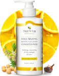 Tree to Tub Vegan Biotin and Collagen Conditioner for Dry, Damaged Hair - Volumi