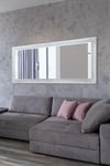 'Austen' White Elegant Full Length Wall Mirror 160cm x 73cm