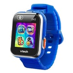 Hasbro VTech Kidizoom Smartwatch DX2 Bleue, Montre Interactive pour Enfants avec Double Appareil Photo, écran Tactile Couleur, Montre connectée avec capteur de Mouvement, résistante aux Chocs, Langue