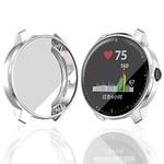 YOUZHIXUAN Smart watch series For Garmin Vivoactive 3 Music Version TPU Protective Case(Black) (Color : Silver)