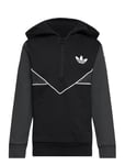 Adicolor Half-Zip Hoodie Sport Sweat-shirts & Hoodies Hoodies Black Adidas Originals