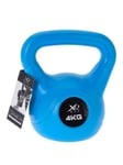 Non-Slip Kettlebell With Protective Vinyl Cover For Home Gym Fitness - 4kg