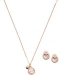 Emporio Armani Ladies Necklace and Earrings Gift Set