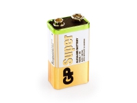 GP Batteries Super Alkaline 0311604A10, Engångsbatteri, 9V, Alkalisk, 9 V