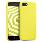 kwmobile Coque Apple iPhone 7 / 8 - Coque pour Apple iPhone 7 / 8 - Housse de téléphone en silicone jaune fluo