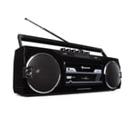 Duke DAB magnétophone à cassettes Radio DAB+/FM BT USB SD antenne télescopique