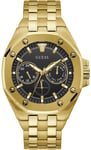 Guess GW0278G2 Top Gun Sort/Guldtonet stål Ø45 mm