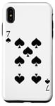 iPhone XS Max Seven of Spades - Funny Easy Halloween Costumes Front & Back Case