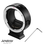 Andoer EF-EOSR Auto Focus Camera Lens Adapter Ring to Canon EOS R RF Mount V4Q6
