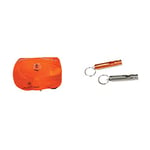 Lifesystems Emergency Mountain Storm Survival Shelter for Hiking and Mountaineering - Two Person & Unisex Lv2240 Safety Survival Whistle, Orange, S UK