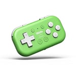 8Bitdo Micro Bluetooth Gamepad Pocket-sized Mini Controller for Switch, Android, and Raspberry Pi, Support Keyboard Mode (Green)