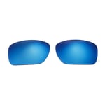 Walleva Ice Blue Polarized Replacement Lenses For Oakley Turbine Sunglasses