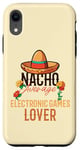 Coque pour iPhone XR Nacho Amateur de jeux électroniques moyen