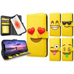 Iphone X - Plånboksfodral / Skal Emoji 5