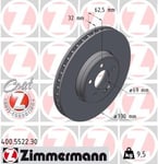 Bromsskiva FORMULA S COAT Z 400552230 Zimmermann