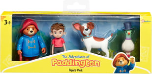 Paddington Bear Lot De 4 Figurines Paddington, Jonathan Brown, Pidgeonton Et Lucky