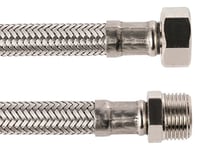 Tuyau pour raccorder un robinet | 3/8 x 3/8 pouces x 300 mm | Tuyau flexible | Tuyau de raccordement | Raccord de tuyau.