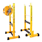 YFFSS Weights Bench, Adjustable Benches Squat rack bench press rack multifunctional weight bed squat rack domestic parallel bar rack Benches (Color : Black, Size : 64 * 45 * 127cm)