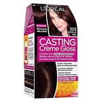 L'Oréal Paris Casting Crème Gloss Coloration Ton Sur Ton Pour Cheveux - Sans Ammoniaque - Chocolat Noir (323)