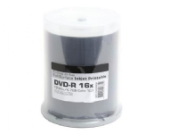 Traxdata DVD-R, 4.7GB, 16X, white, INK-PRINT, 100 pieces (907C1016IPROP)