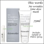 This Works No Wrinkles Time Dose Mask 75ml with Travel Size Pillow Spray NEW