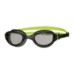 Zoggs Phantom 2.0 Junior Swimming Goggles - Black/Lime/Smoke
