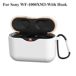 Blanc - Étui Pour Sony Wf-1000xm3 Accessoires D'écouteurs Boîte De Chargement Housse De Protection Pour Sony