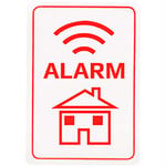 Alarmskilt (klistremerker) 3-pakke