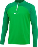 NIKE Men's Academy Pro Dril Sweatshirt, Green Spark/White, L UK